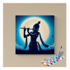 Eazy Arts Krishna Under the Moonlight Paint by Numbers Kit