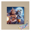 Eazy Arts Balaram and Krishna Joyful Adventure Paint by Numbers Kit
