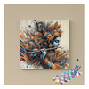 Eazy Arts Flamboyant Krishna Vibrant Flute Melody Paint by Numbers Kit