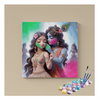 Eazy Arts Divine Love Krishna and Radha Holi Celebration Paint by Numbers Kit