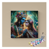 Eazy Arts Eternal Love Radha Krishna Under Moonlit Blossoms Paint by Numbers Kit