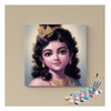 Eazy Arts Divine Beauty Young Krishna Portrait Paint by Numbers Kit