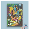 Eazy Arts Moonlit Romance Krishna and Radha's Eternal Love Paint by Numbers Kit