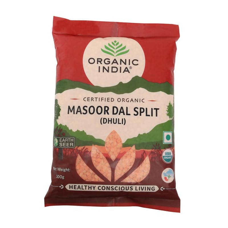 Organic India Masoor Dal Split (Dhuli) - 500 gms