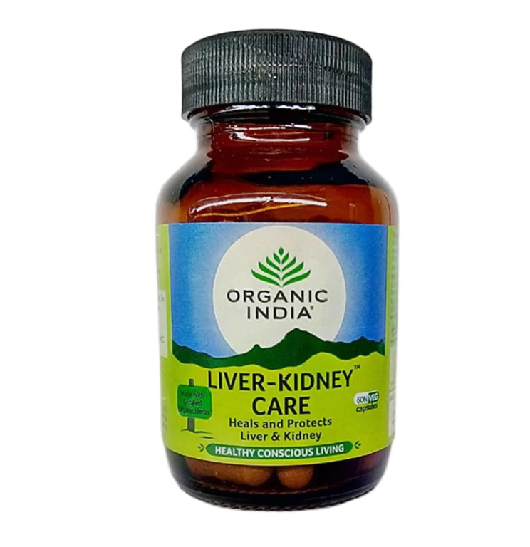 Organic India Liver Kidney Care Capsules