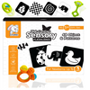 Storio New Born Gift Set Black and White Flash Cards for Babies