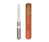 Beauté Secrets Premium Stainless Steel Nail File with Leather Case