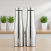 Classic Essentials Stainless Steel Inox Carbo Bolt Matt Finish Water Bottle 1000ml (Pack of 2)