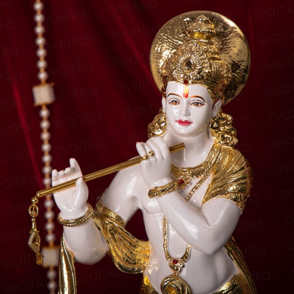 Svastika Standing Lord Krishna Statue