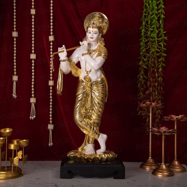 Svastika Standing Lord Krishna Statue