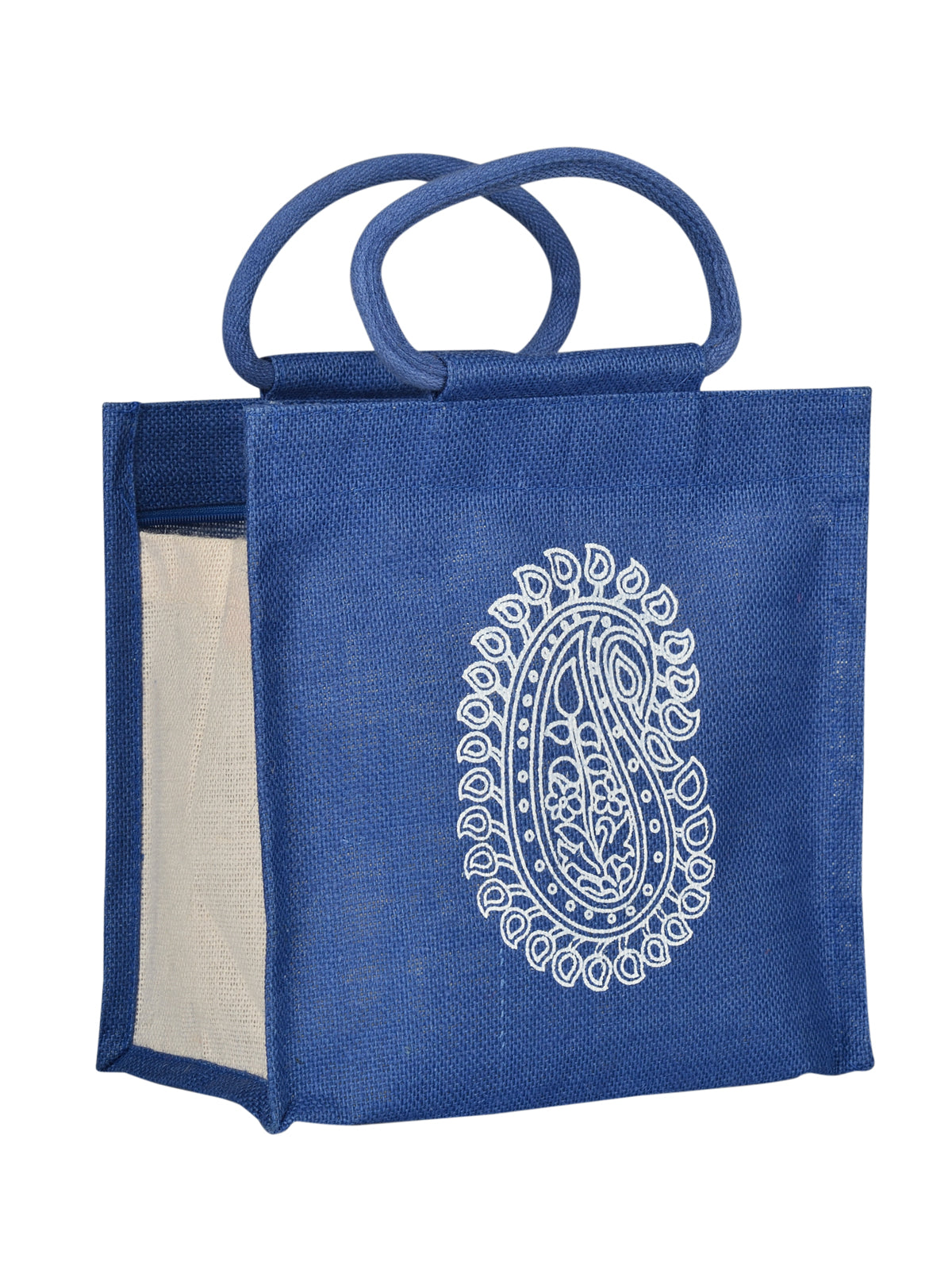 Jute Cottage Paisley Zipper Lunch Bag