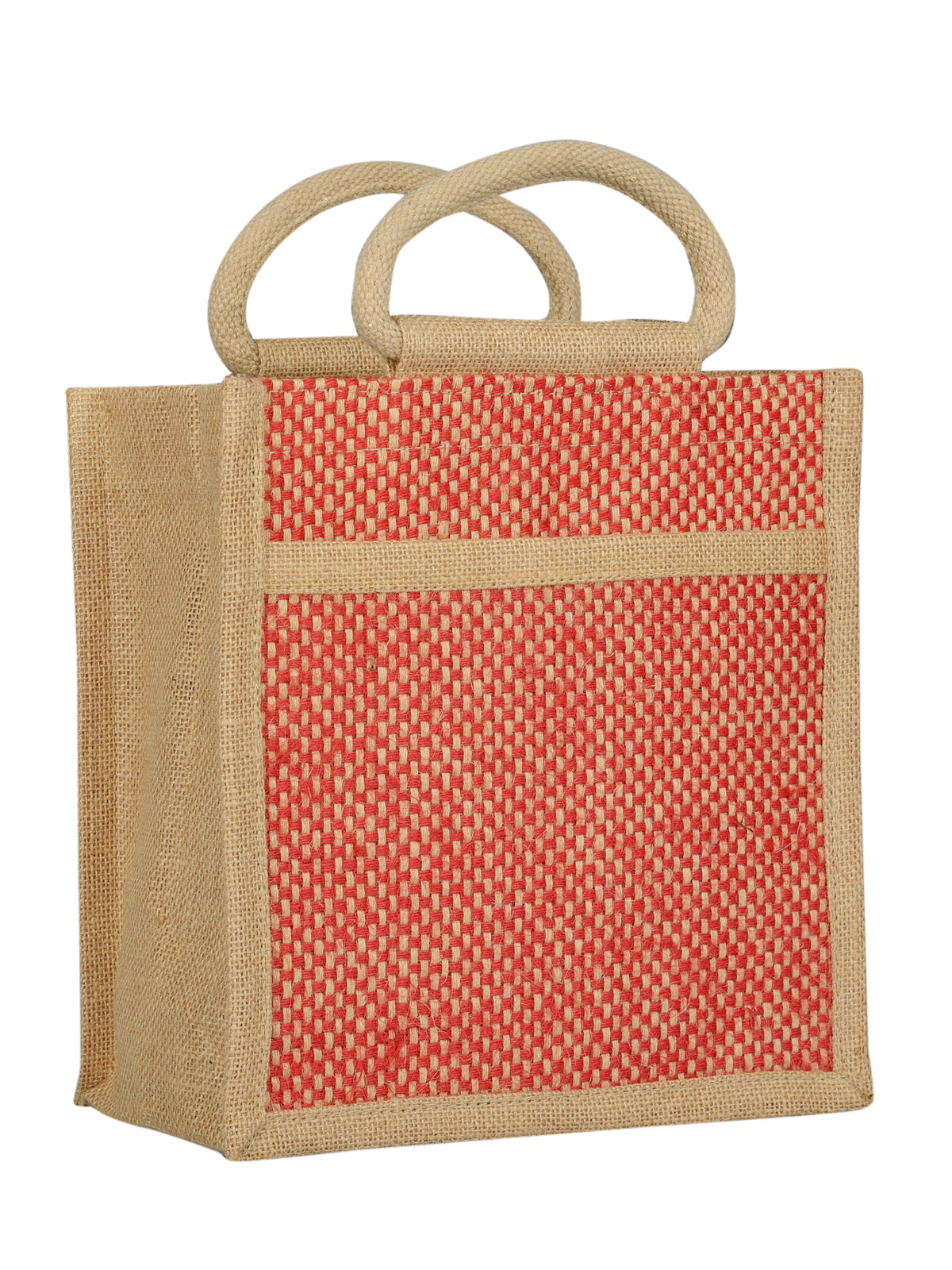 Jute Cottage Mat Weave Lunch Zipper