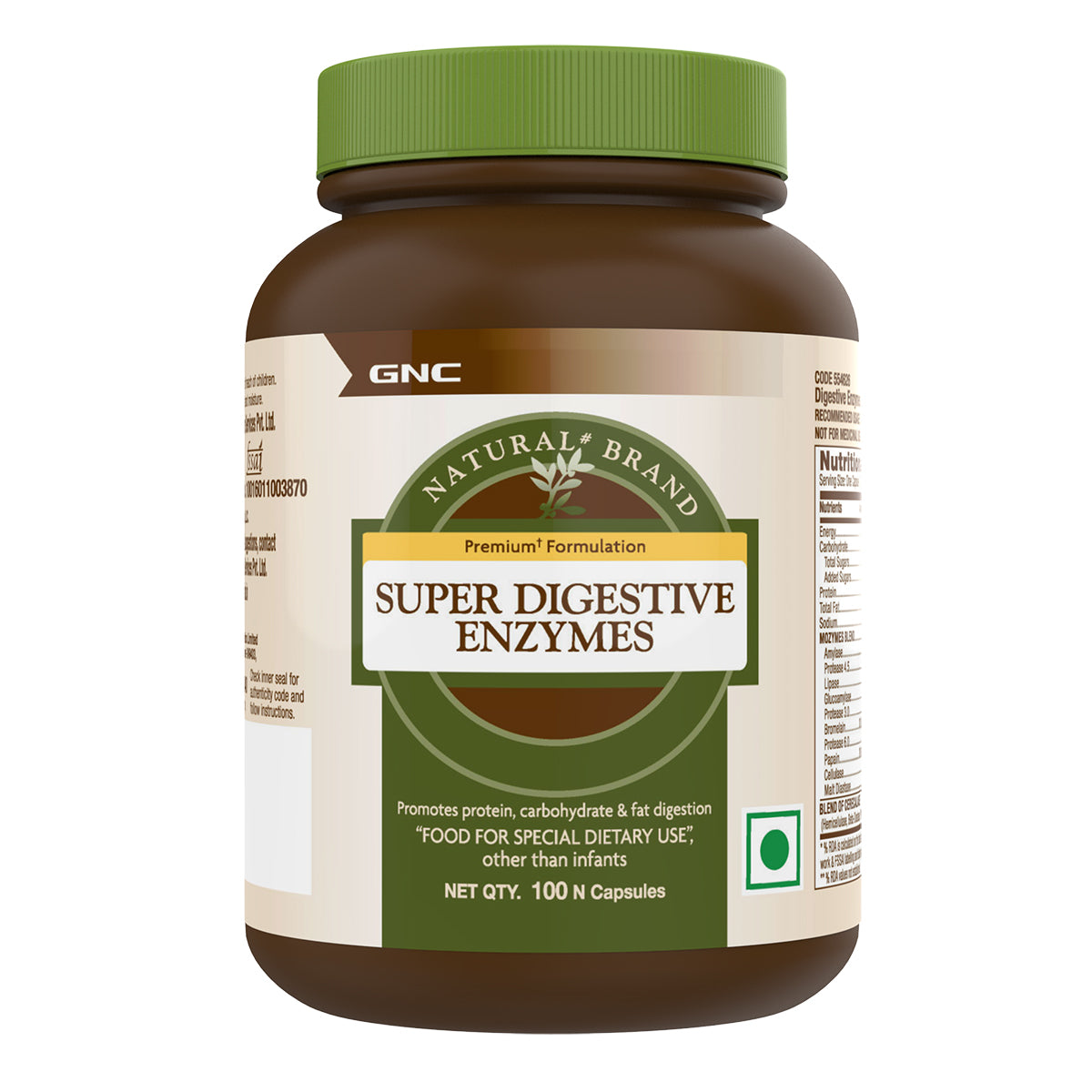GNC Natural Brand Super Digestive Enzymes - 100 tabs