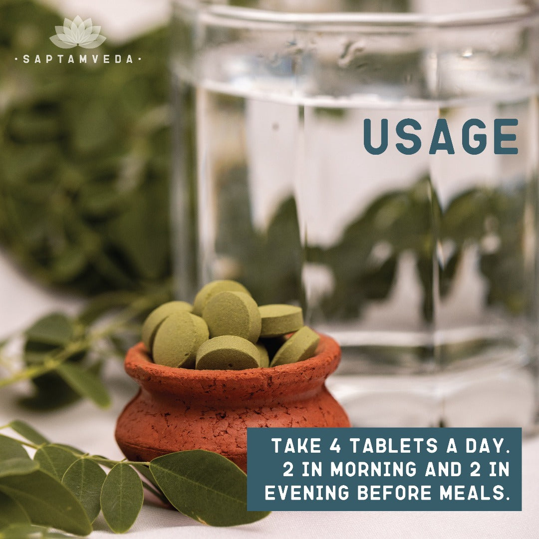 Saptamveda Organic Supergreens Tablets - 120 tabs