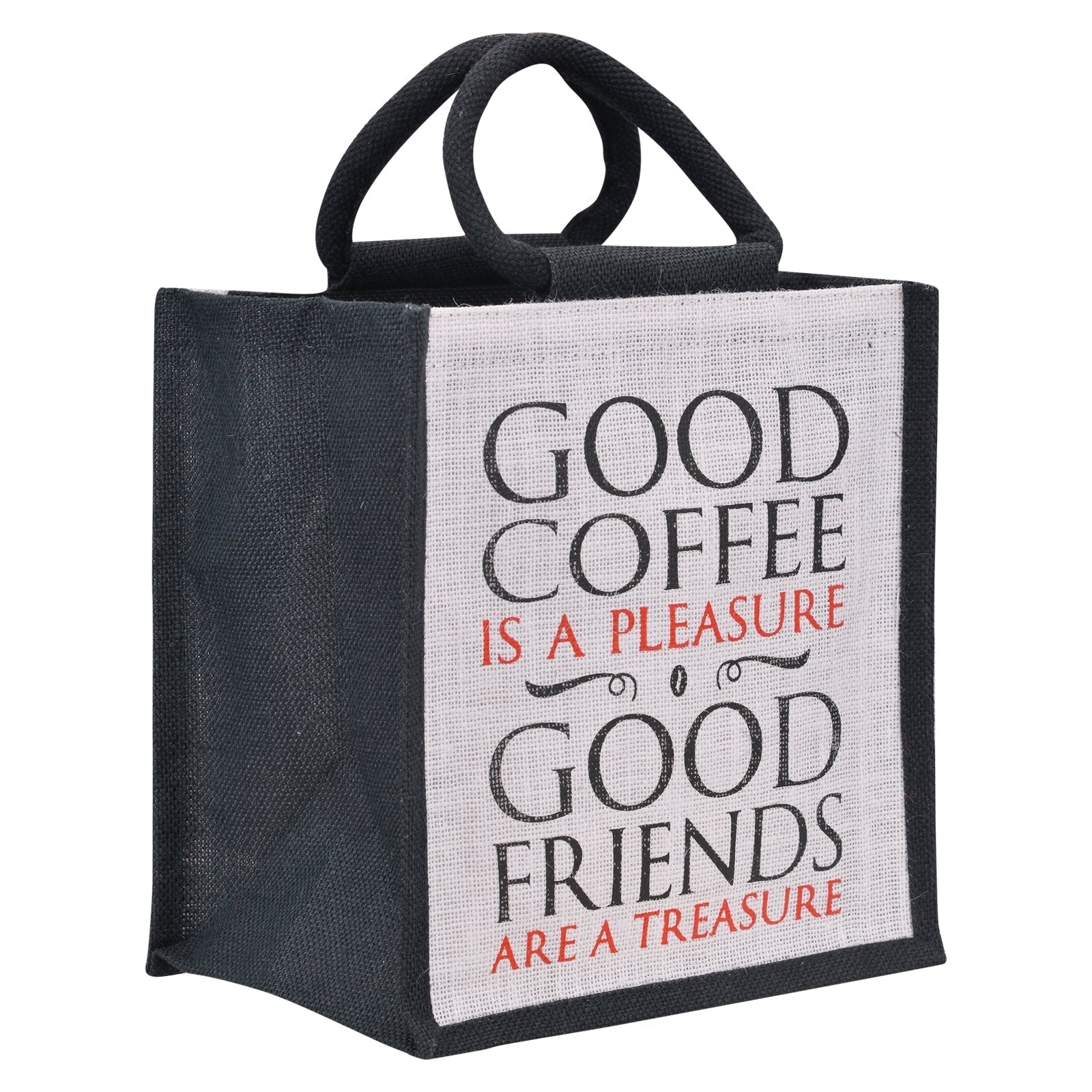 Jute Cottage Coffee Friends Lunch Zipper