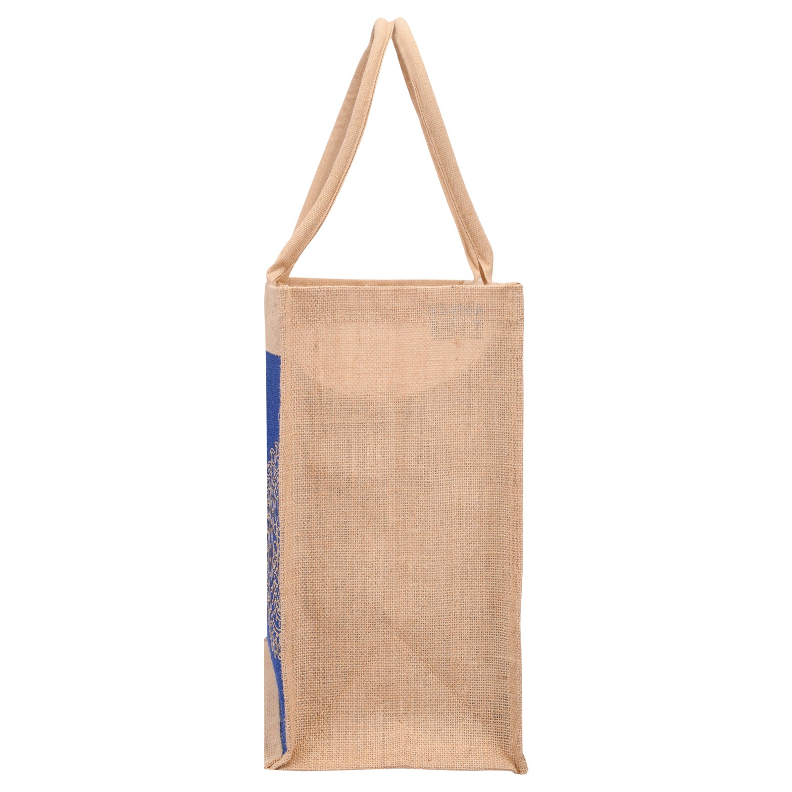 Jute Cottage 3 Mango Print Shopping Zipper 100% Genuine Jute