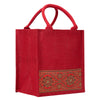 Jute Cottage Lace Zipper Lunch Bag