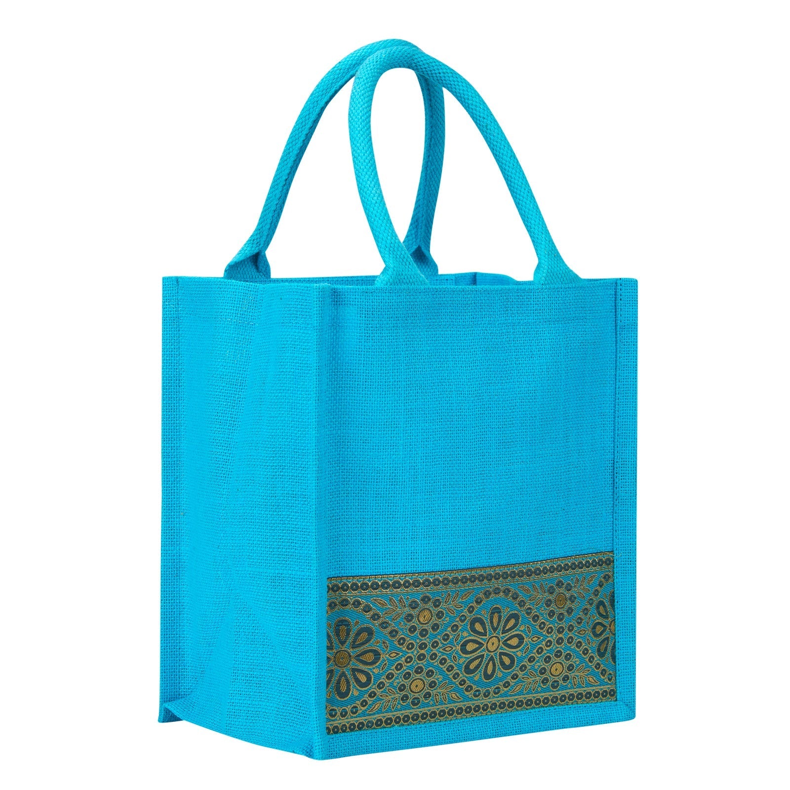 Jute Cottage Lace Zipper Lunch Bag