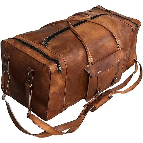 CraftShades Leather Duffle Bag – Premium Quality and Versatility