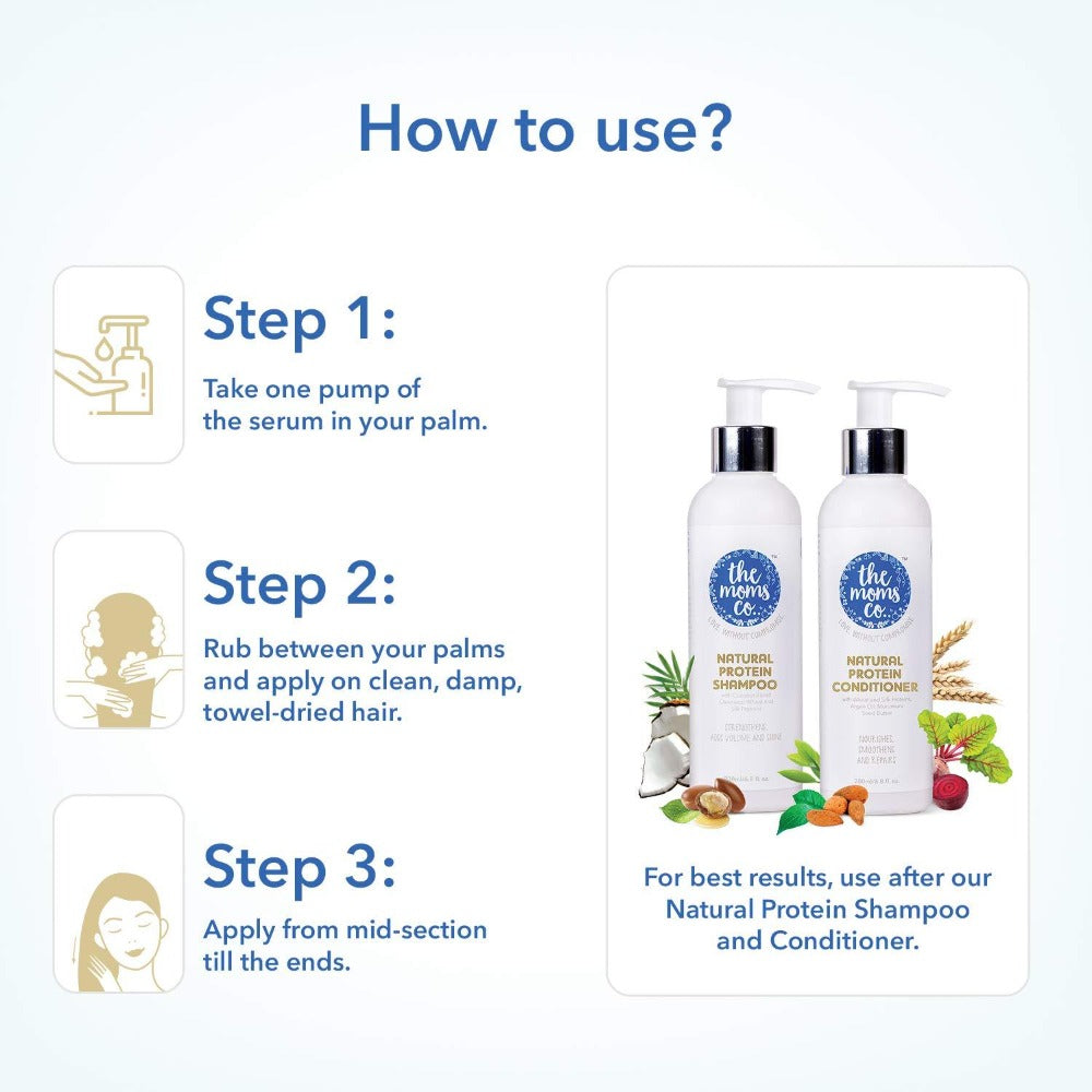 The Moms Co Natural Protein Hair Serum