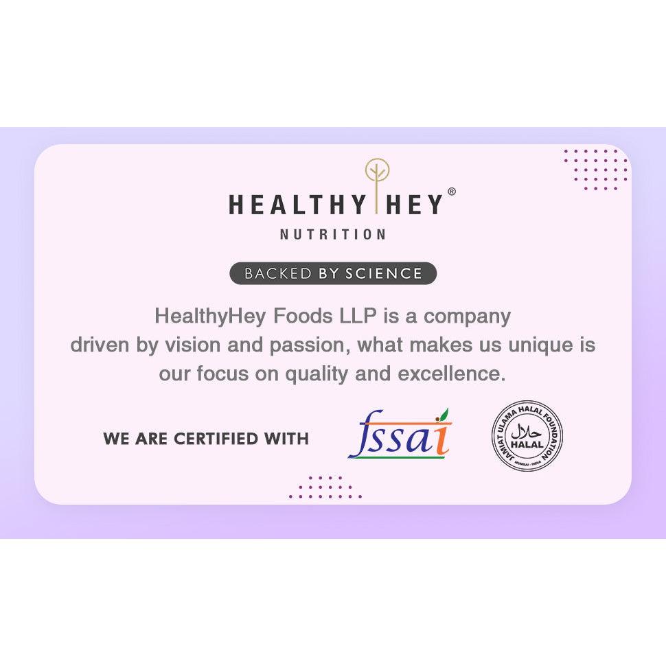 Healthyhey Acetyl L-Carnitine (ALCAR)-60 Veg Capsules
