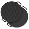 Esspy Pre-Seasoned Cast Iron 2 in 1 Grill and Griddle Pan & Dosa Tawa | Iron Cookware for Kitchen | Roti Tawa | Cast Iron Grill Pan | Iron Tava Big Size
