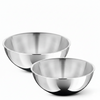 Esspy Tri-ply Stainless Steel 2 Pcs Tasra Set | 20cm / 1.5 L & 22cm /2.0 L Tasla Set| Even Heat Distribution | Less Oil Cooking | Premium Quality | 3 Layer Thick Body | 100% Toxin-free | Non-stick | Induction & Gas Compatible