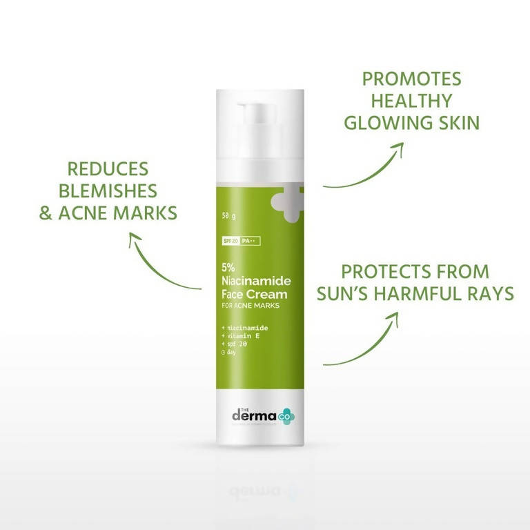 The Derma Co 5% Niacinamide Face Cream For Acne Marks - 50 gms