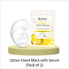 Dr.rashel Ubtan Sheet Mask with Serum  (pack of 2)