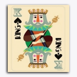 Paint Waint King Royale Card - Raja Rani Collection - DesiPick