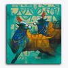 Paint Waint Abstract Bulls