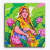 Paint Waint Indian Lady with Lotus