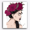 Paint Waint Achiever Woman Magenta Flower