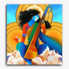 Paint Waint Saraswati Maa Abstract