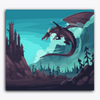 Paint Waint Dragon Attacking