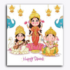 Paint Waint Laxmiji Ganeshji Saraswatiji Trio Diwali Special