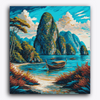 Paint Waint Boat in Island