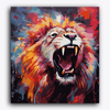 Paint Waint Lion Roaring