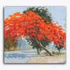 Paint Waint Colorful Tree Roadside