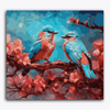 Paint Waint Love Birds Sparrow