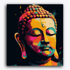 Paint Waint Lord Buddha Colourful Strokes