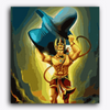 Paint Waint Hanuman ji Lifting Shivling