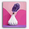 Paint Waint Purple Pastel Flower in Vase