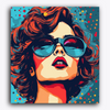 Paint Waint Swag a Girl with Blue Glasses