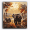 Paint Waint Three Elephants in the Forest