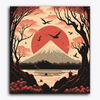 Paint Waint Mount Fuji Portrait