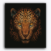 Paint Waint Tiger in Black Background