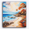 Paint Waint Pathway on Beach Side