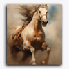 Paint Waint The Horse with Saddle