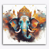 Paint Waint Ganesh ji Face Abstract